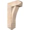 Ekena Millwork Thorton Arts and Crafts Smooth Bracket w/ Offset Brace, Douglas Fir, 7 1/2"W x 18"D x 30"H BKT0806X18X30THR03SDF - alternate 1